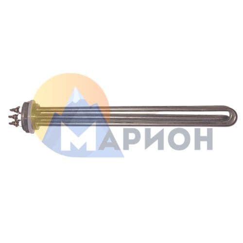 Блок ТЭН 7,5 кВт для воды 370 мм фланец G1 1/2" 220 В JH