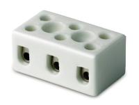 Керамический клеммный блок РВС 3 х 4 мм²