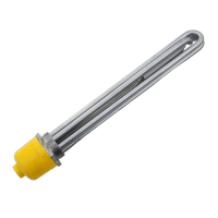 Блок ТЭН 3,0 кВт для воды 300 мм фланец G1 1/4" 220/380 В (трубка + колпак) SZH