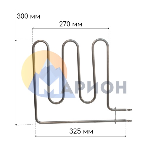 ТЭН для печи Харвия-К ZSB-224/Лайт, 1500Вт.