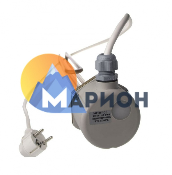 КОМПЛЕКТ ТЭН RCT 3000W, TW, G1 1/2", L 380мм, 230V 3401397